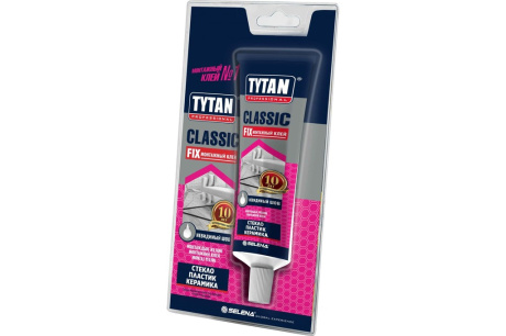 Купить Клей монтажный Tytan Professional Classic Fix прозрачный 100мл фото №2