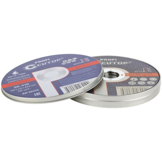 Купить Набор абразивных дисков Cutop Profi 125*1,0*22,2 мм металл.коробка 10 шт.   50-410 фото №1