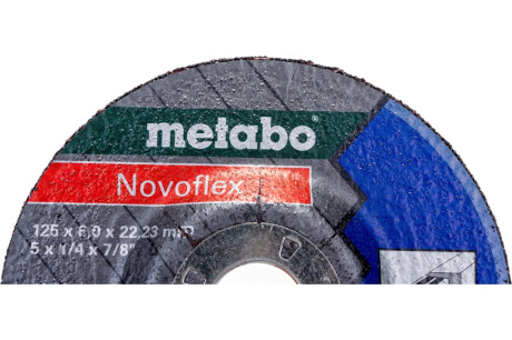 Купить Диск абразивный Metabo Novoflex 125*22*6.0 шлифовальный 16462 фото №6