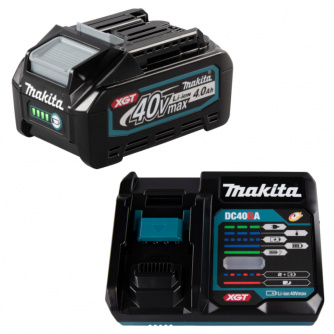Купить Набор Makita аккумуляторная батарея XGT 4.0 Ah + з/у DC40RA  191J67-0 фото №1