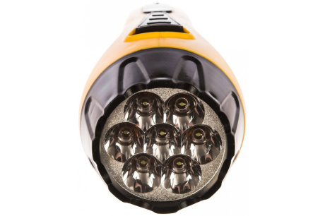 Купить Фонарь аккумуляторный SBF-86-Y с прямой зарядкой 7 LED Smartbuy  желтый фото №3