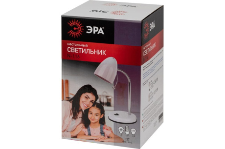 Купить Настольная лампа "Эра" N-116-E27-40W-W белая  Б0047200  Б0047200 фото №11