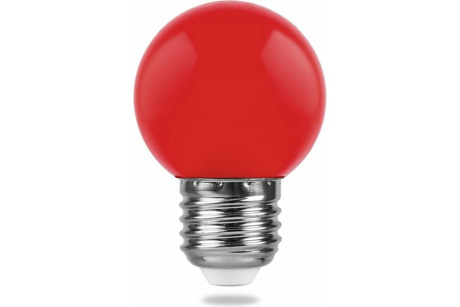 Купить Лампа LED LB-37 1W E27 красный  FERON фото №2