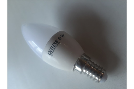 Купить Лампа GAUSS LED Elementary Candel 6W Е14 4100K 33126 фото №6