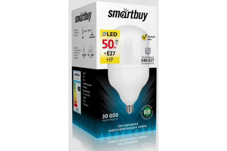 Купить Лампа Smartbuy светодиодная HP  Е27  50 Вт  4000К  SBL-HP-50-4K-E27 фото №2